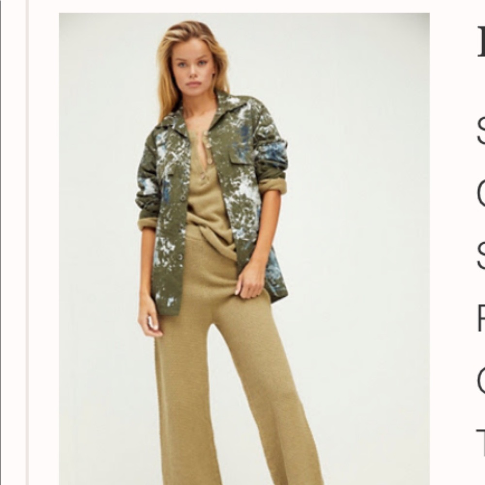 Free People Hailee Sweater Set Dried Rosemary